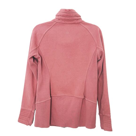 Lululemon Radiant Full Zip Jacket Size 10 Spanish Rose Pink - Picture 4 of 8